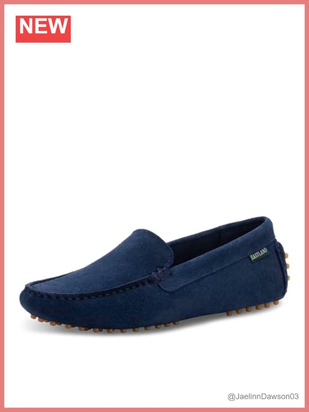 Women's Leather Driving Moc Loafers Slip-On Flat Shoes